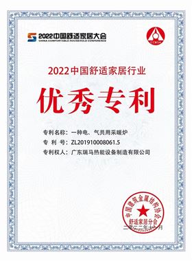 【喜報】廣東瑞馬榮獲&ldquo;2022中國舒適家居行業(yè)優(yōu)秀專利&rdquo;